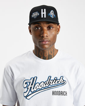 Stadium V2 Fitted Cap - Black/Azure Blue/White